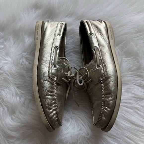 Sperry Top-Sider Gold Boat Shoes - Picture 4 of 7